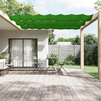 vidaXL Vertical Awning Light Green 100x600 cm Oxford Fabric