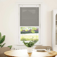 vidaXL Pleated Blind Anthracite 60x100 cm Fabric Width 59.4 cm Polyester