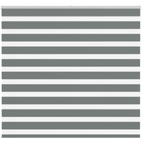 vidaXL Zebra Blind Dark Grey 160x150 cm Fabric Width 155.9 cm Polyester