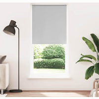 vidaXL Roller blind blackout 84.4x230 cm Fabric Width 80 cm grey