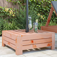vidaXL Parasol Base Cover Solid Wood Douglas