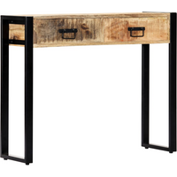 vidaXL Console Table 90x30x75 cm Solid Mango Wood