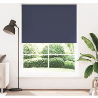 vidaXL Roller blind blackout 164.4x230 cm Fabric Width 160 cm marine