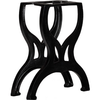 vidaXL Bench Legs 2 pcs X-Frame Cast Iron