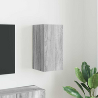 vidaXL TV Wall Cabinet Grey Sonoma 30 x 31 x 60 cm Engineered Wood