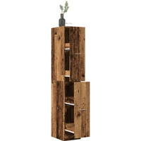 vidaXL Apothecary Cabinet Old Wood 30x41x174.5 cm Engineered Wood