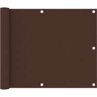 vidaXL Balcony Screen Brown 75x300 cm Oxford Fabric