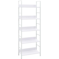 vidaXL 5-Layer Book Shelf White 60x27.6x158.5 cm Engineered Wood