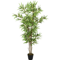 vidaXL Artificial Bamboo Tree 828 Leaves 150 cm Green