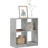 vidaXL Bookcase Concrete Grey 68.5x32x75 cm Engineered Wood