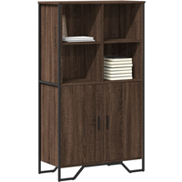 vidaXL Highboard Brown Oak 79.5x35.5x137.5 cm Engineered wood