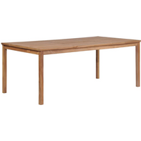 vidaXL Garden Table 200x100x77 cm Solid Teak Wood