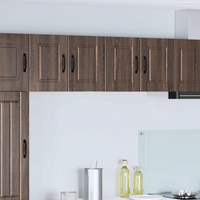 vidaXL Kitchen Cabinet 2 pcs Brown Oak 60 x 31 x 40 cm Engineered Wood