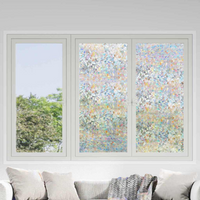 vidaXL Static Window Film Transparent 45 x 2000 cm PVC
