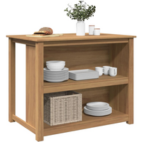 vidaXL Kitchen Island Panama 112x77x90 cm Solid Wood Pine