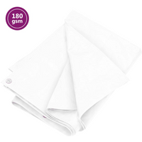 vidaXL Tarpaulin 180 g/m² 8x10 m White HDPE