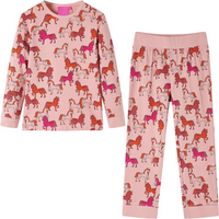 Kids' Pyjamas with Long Sleeves Light Pink 104
