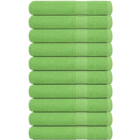 vidaXL Towels "FROGN" 10 pcs Apple Green 100x200 cm 360 gsm