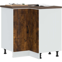 vidaXL Kitchen Corner Base Cabinet Kalmar Smoked Oak Engineered Wood