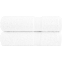vidaXL Premium Hand Towels "SOLUND" 2 pcs White 50x100 cm 600 gsm