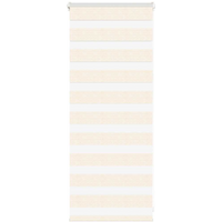 vidaXL Zebra Blind Marble Beige 60x100 cm Fabric Width 55.9 cm Polyester