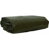vidaXL Tarpaulin 650g / m² Olive Green 3 x 4 m Canvas with PVC Coating