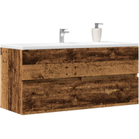 vidaXL Sink Cabinet Old Wood 100x38.5x45 cm Engineered Wood
