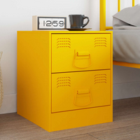 vidaXL Cabinet Handles 12 pcs Mustard 85 x 45 mm Metal