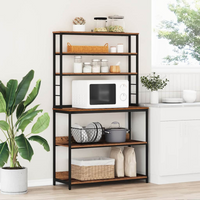 vidaXL Kitchen Shelf Old Wood 100 x 40 x 168 cm Engineered Wood