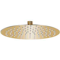 vidaXL Rain Shower Head Stainless Steel 25 cm Round Gold
