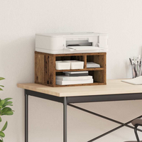 vidaXL Printer Stand Old Wood 40 x 32 x 22.5 cm Engineered Wood