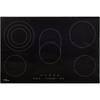 vidaXL Ceramic Hob with 5 Burners Touch Control 90 cm 8500 W