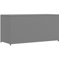 vidaXL Garden Storage Box Black 120x50x60 cm Poly Rattan