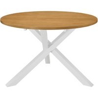 vidaXL Dining Table White 120x75 cm MDF