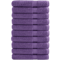 vidaXL Premium Towels SOLUND 10 pcs Purple 100x200 cm 600 gsm