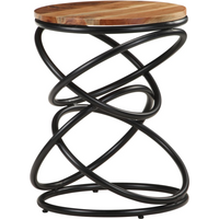 vidaXL End Table 40x40x52 cm Solid Acacia Wood