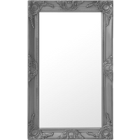 vidaXL Wall Mirror Baroque Style 50x80 cm Black