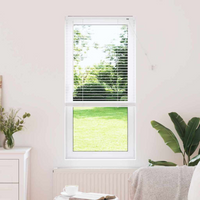 vidaXL Venetian Blinds Height Adjustable White 175 x 65 cm Aluminium