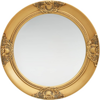 vidaXL Wall Mirror Baroque Style 50 cm Gold