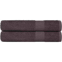 vidaXL Towels "FROGN" 2 pcs Anthracite 100x200 cm 360 gsm