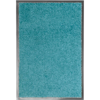 vidaXL Doormat Washable Cyan 40x60 cm