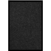 vidaXL Doormat Striped Anthracite 80x120 cm