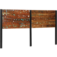 vidaXL Headboard 180 cm Solid Wood Reclaimed and Iron