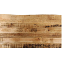 vidaXL Table Top Live Edge 110x60x3.8 cm Solid Wood Rough Mango