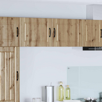 vidaXL Kitchen Cabinet with Shelf 2 pcs Artisan Oak 50 x 31 x 40 cm