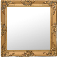 vidaXL Wall Mirror Baroque Style 60x60 cm Gold