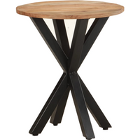 vidaXL Side Table 48x48x56 cm Solid Acacia Wood