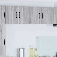 vidaXL Kitchen Wall Cabinets 2 pcs Grey Sonoma 60 x 31 x 40 cm
