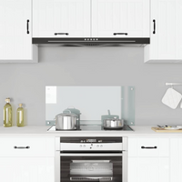 vidaXL Kitchen Backsplash Transparent 90 x 40 cm Tempered Glass