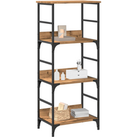 vidaXL Book Cabinet Artisan Oak 50x33x117.5 cm Engineered Wood